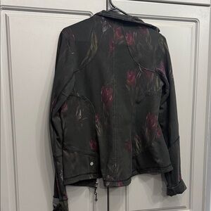 lululemon athletica Dark Utility Jacket with Floral Design